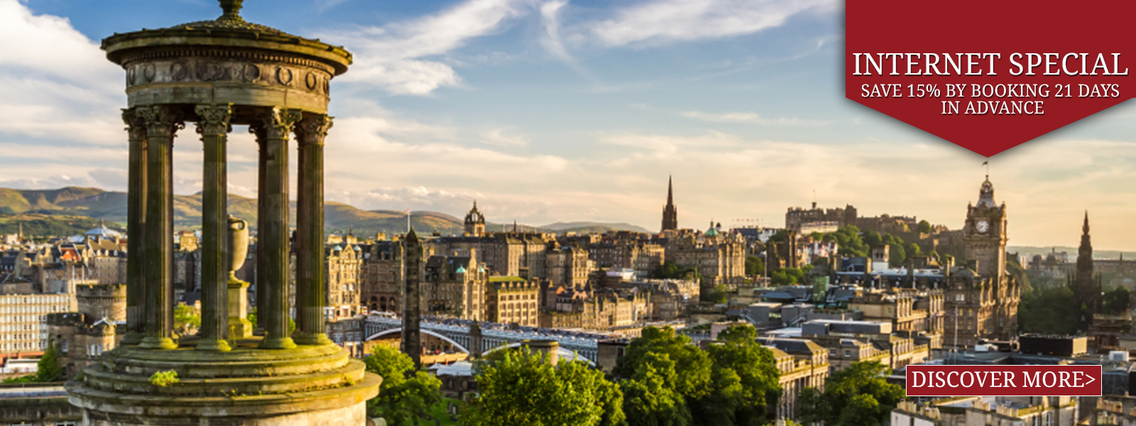 View of Edinburgh City from Carlton Hill