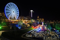 Edinburgh Christmas Festival and the Big-Wheel