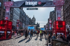 The Royal Mile during the Edinburgh Festival Fringe