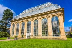The glasshouse at the Royal Botanic Gardens in Edinburgh