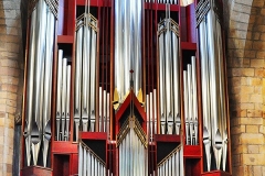 The organ in St Giles Cathedral
