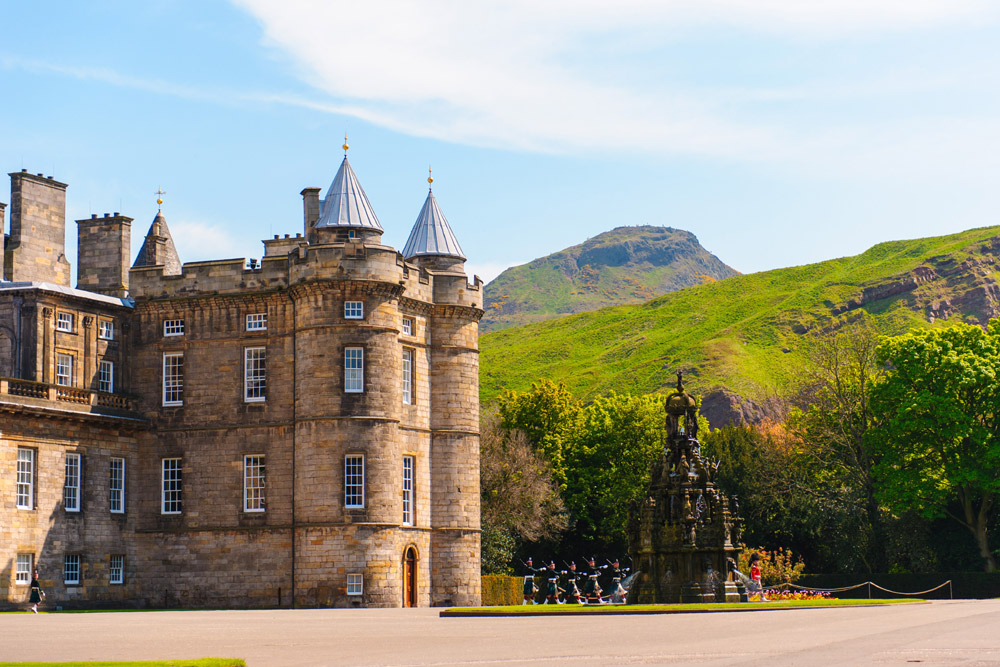 Palace of Holyroodhouse in Edinburgh