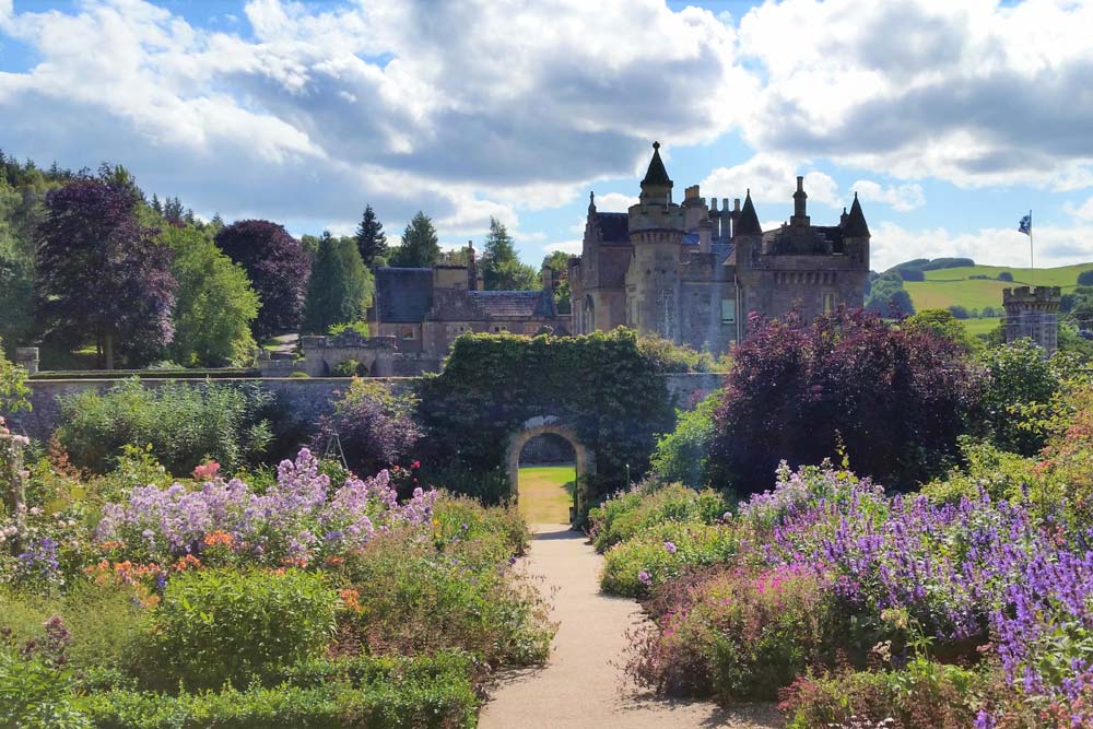 Abbotsford House and Gardens in the Scottish Borders