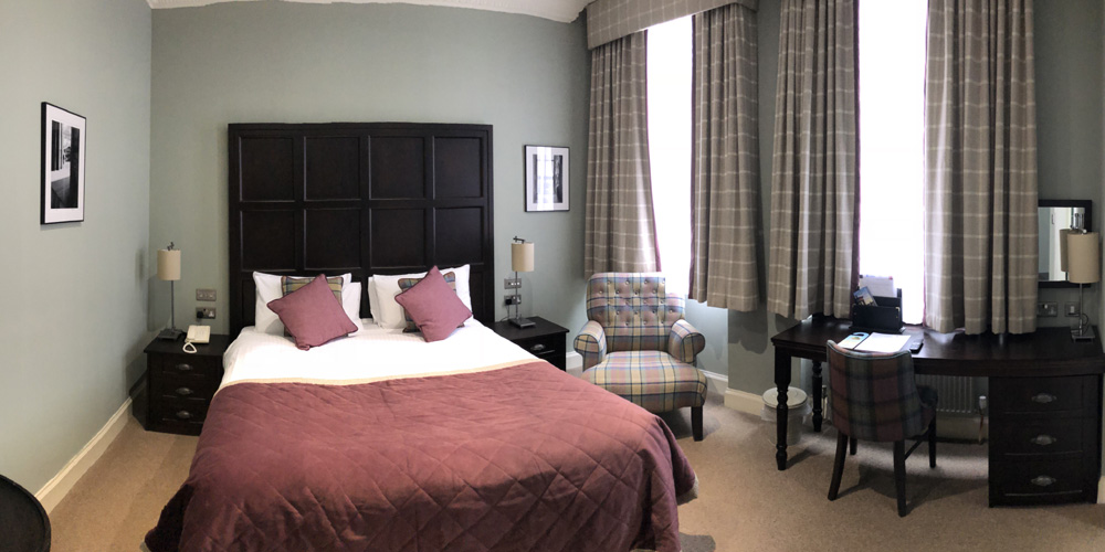 Newly refurbished bedroom at Parliament House Hotel