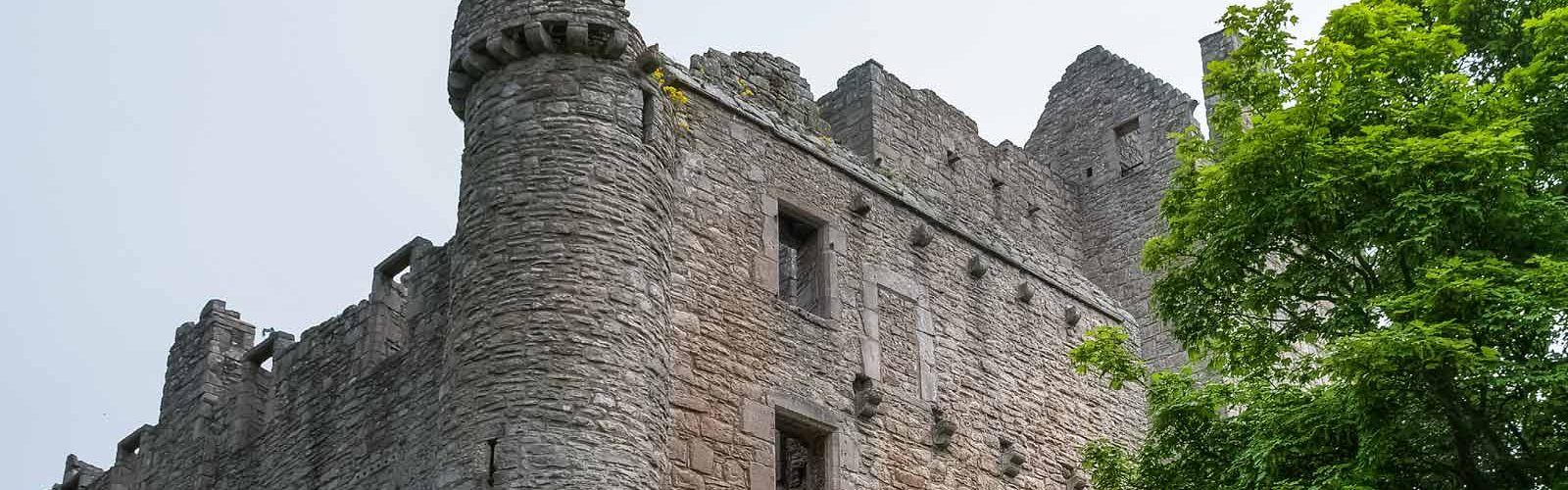 Ruins of Craigmillar Castle near Edinburgh