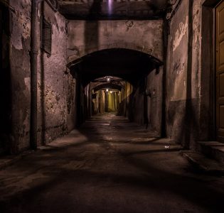 An old and spooky underground street