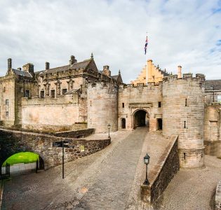The entrance to Stirling Castle
