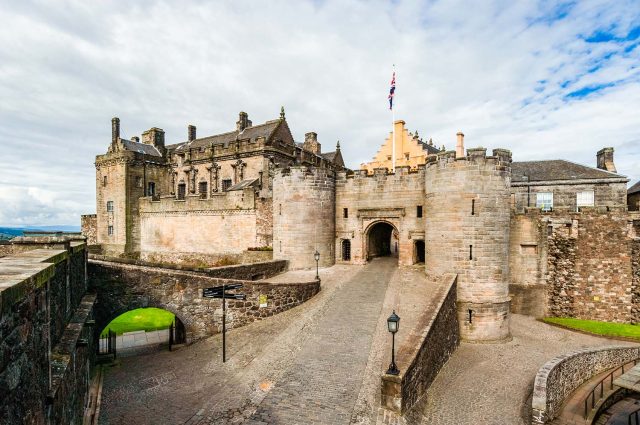The entrance to Stirling Castle