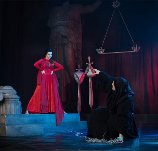 A theatrical theatre performance