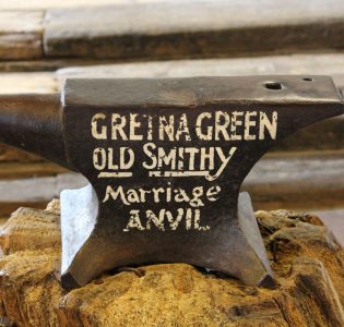 Gretna Green Old Smithy Marriage Anvil