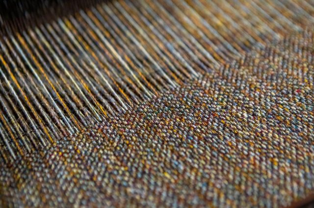 Scottish Tweed being woven