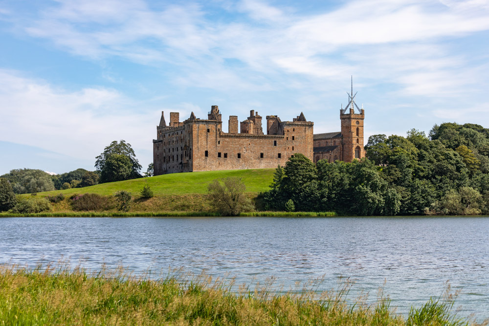 Linlithgow Palace from across the water