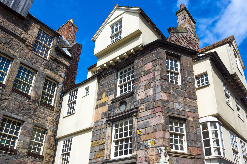 One of the oldest houses on the Royal Mile in Edinburgh