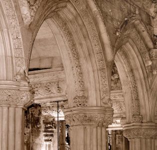 Interior arches at Rosslyn Chapel