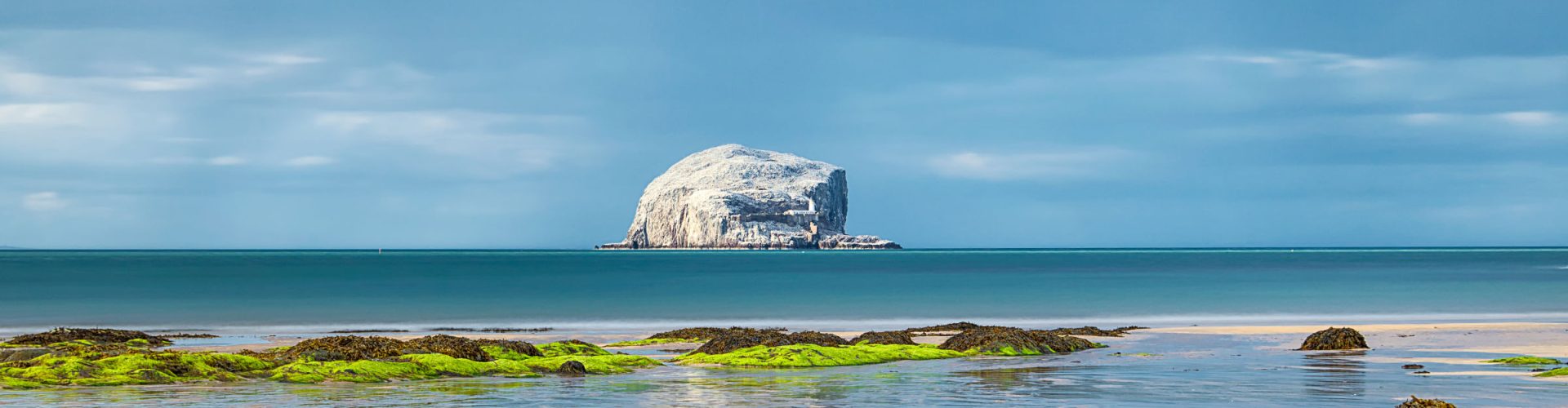 View of the Bass Rock from North Berwick in East Lothian