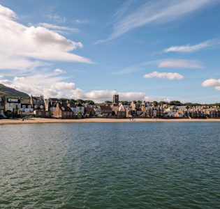 View of North Berwick from the water