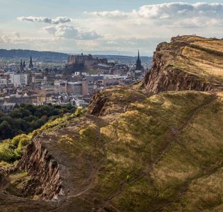 View from Arthur's Seat in Edinburgh