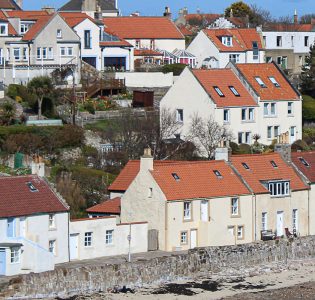 Houses in Pittenweem village, Fife